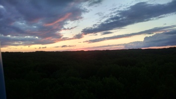 Pretty sunsets from the top of the tower!